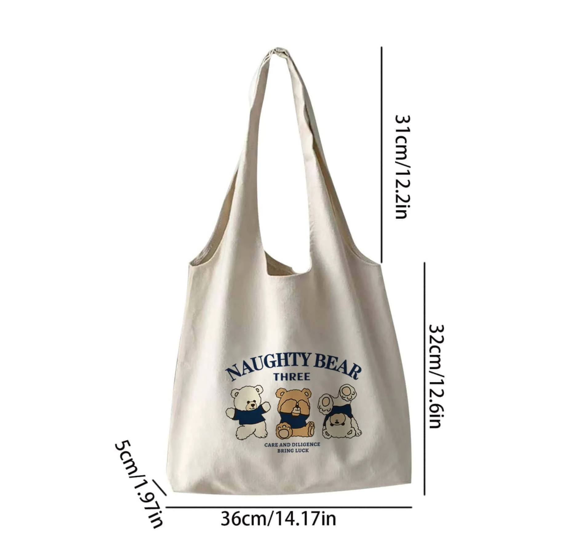 Naughty Bear Tote Bag | Tucy