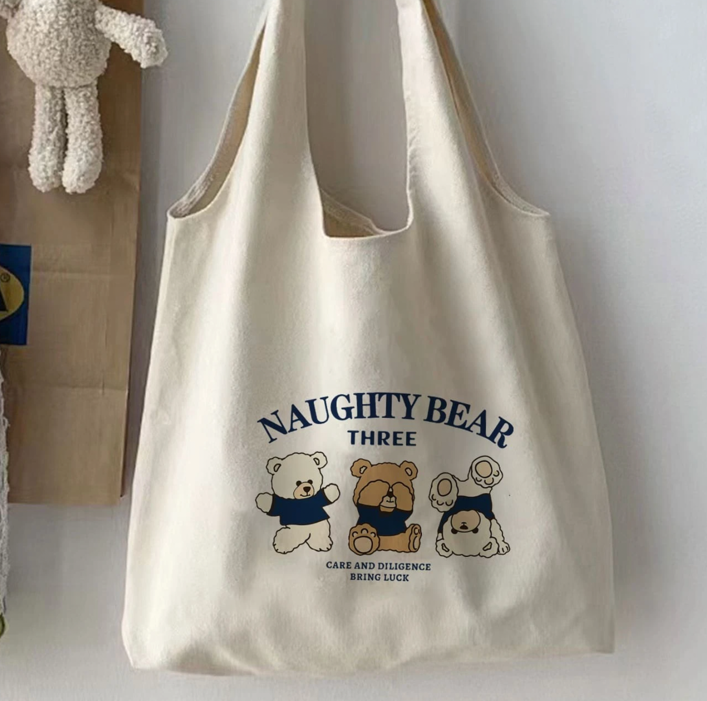 Naughty Bear Tote Bag | Tucy
